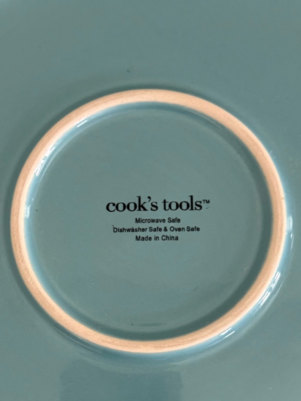 Scalloped Aqua Bakeware Oven to Table Pie/Cobbler Dish - Picture 2 of 3